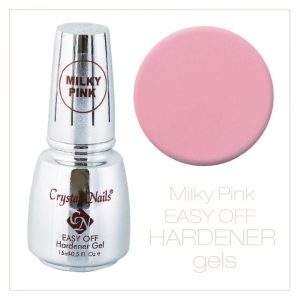 Crystal Nails Easy Off Gel Milky Pink (Hardener)