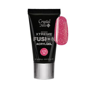 CN Xtreme Fusion AcrylGel - Glitter Pink 30g