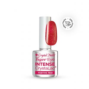 CN Crysta-lac 4ml Intense Tiger Eye #Festive Red