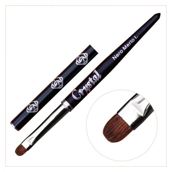 Nero Merlo I - Pinsel (für Gel Designs)