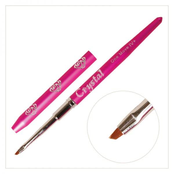 One Move IV+ Pinsel - Pink mit Metallkappe