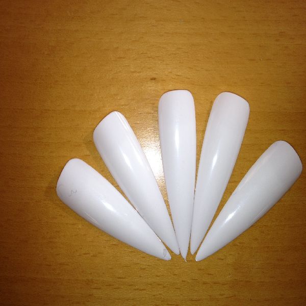 Stiletto Tips für Nail Art (weiß)