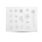 Fun & Form Silikon-Form Ausgießform - Blumen