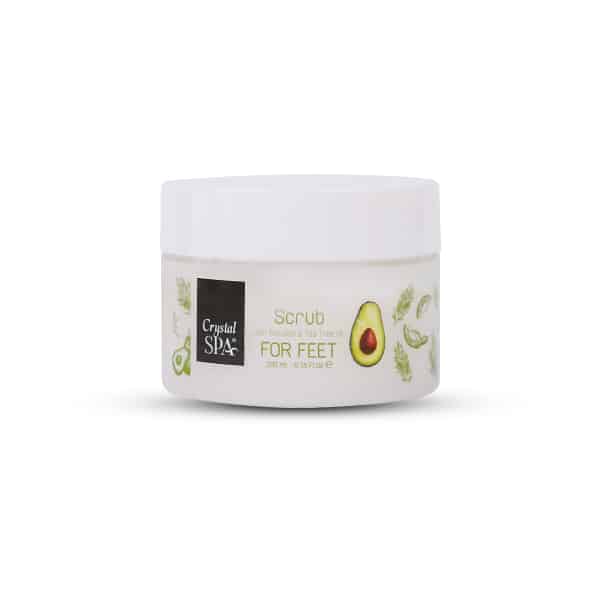 SPA Scrub mit Avocado & Teebaumöl für Füße, 200ml