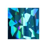 Transferfolie, Hologramm, Spiegeleffekt, blau (T002-31)