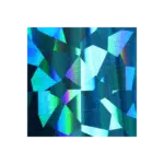 Transferfolie, Hologramm, Spiegeleffekt, blau (T002-31)