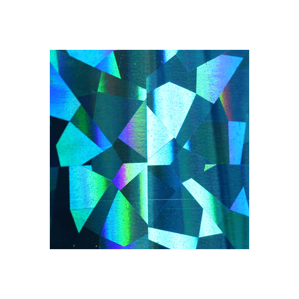 Transferfolie, Hologramm, Spiegeleffekt, blau (T002-31)