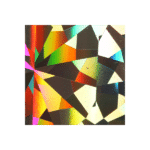 Transferfolie, Hologramm, Spiegeleffekt, silber