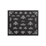 NailArt Nageldesign Aufkleber TY-017 silber