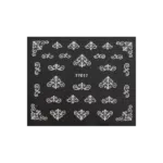 NailArt Nageldesign Aufkleber TY-017 silber