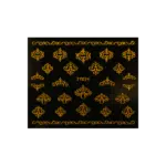 NailArt Nageldesign Aufkleber TY-024 gold