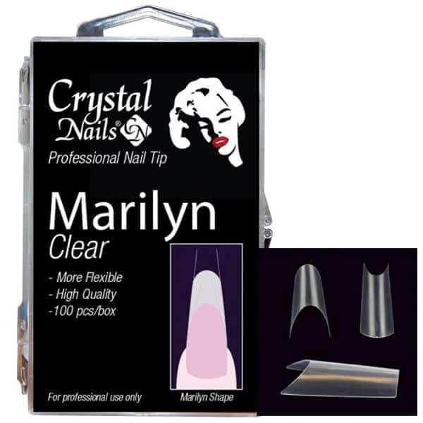 Marilyn Clear Nail Tips - 100 Stück
