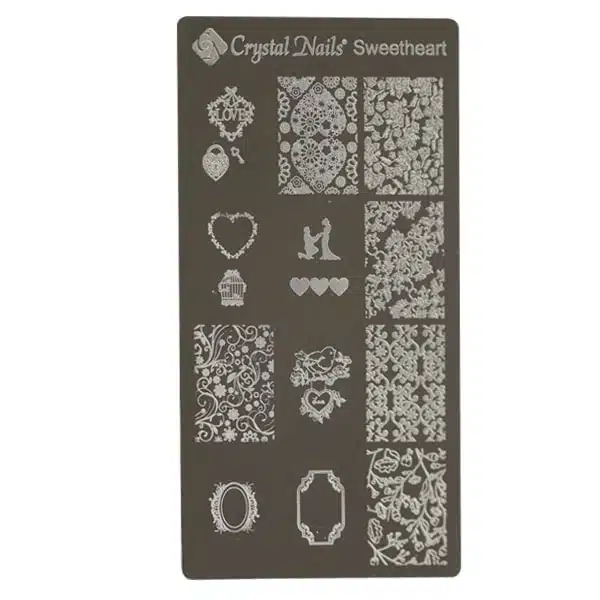 Stamping Plate (Stempel Vorlagen) 'Sweetheart'