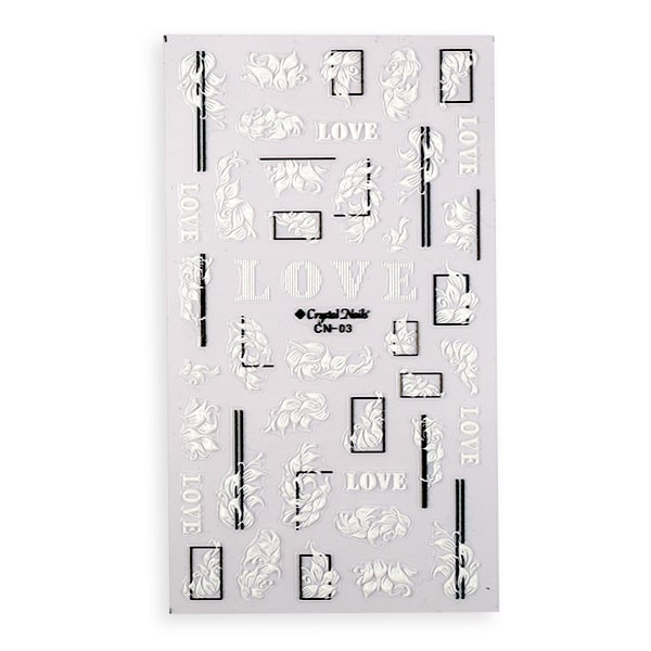 CN nail stickers - 3D-Effekt CN-03