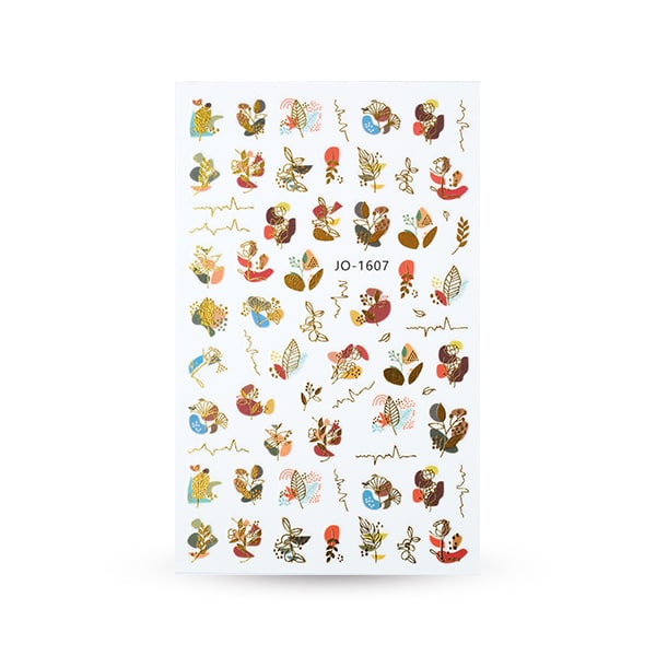 Nail sticker JO1607 - Golden Art