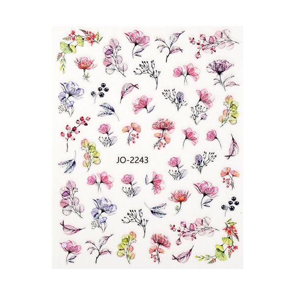 CN nail stickers - Bouquet (JO-2243)