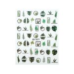 CN nail stickers - Wild Greenery (JO-1667)