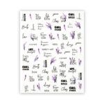 CN nail stickers - Lavendel (HANYI-641)