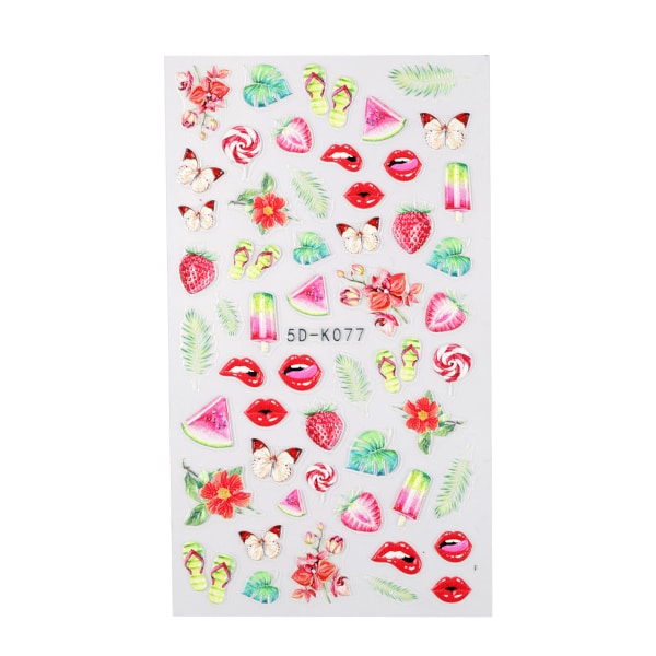 CN nail stickers - Vacation (5D-K077)