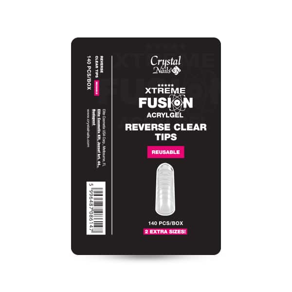 Reverse Tips für Xtreme Fusion Clear Gel, 140pcs