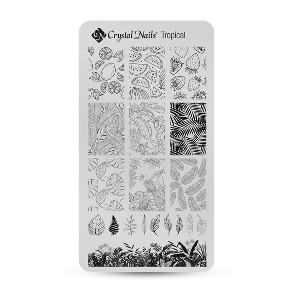 Stamping Plate (Stempel Vorlagen) Tropical