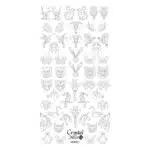 Ausmalschablone Animals" - in 4 Linienfarben"