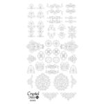 Ausmalschablone Rococo" - in 4 Linienfarben"