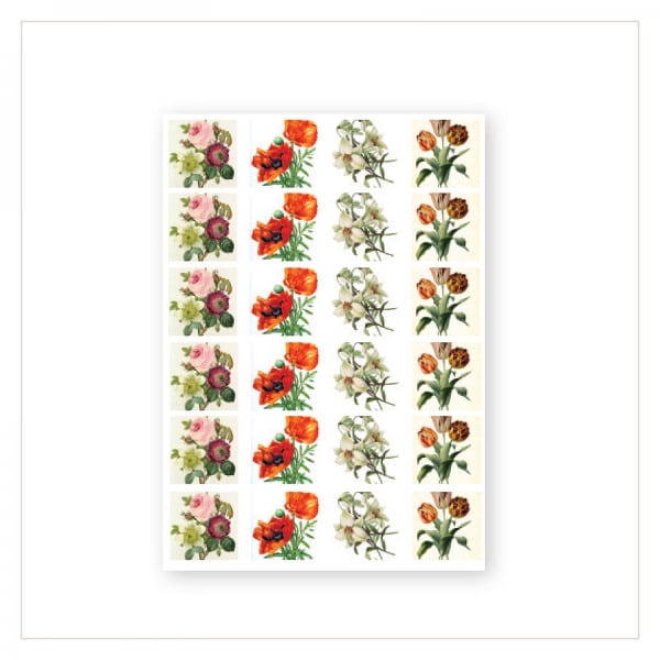 Baroque Sticker - Blumen