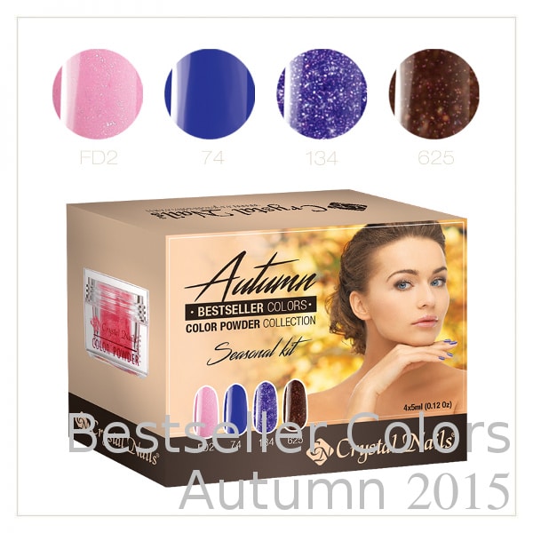 Bestseller Colors Autumn 2015, Powder Colors Kit, 3 Bezahlen 1 Gratis dabei