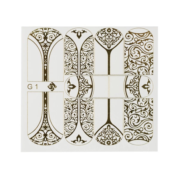 Folieneffekt Nagelaufkleber #1