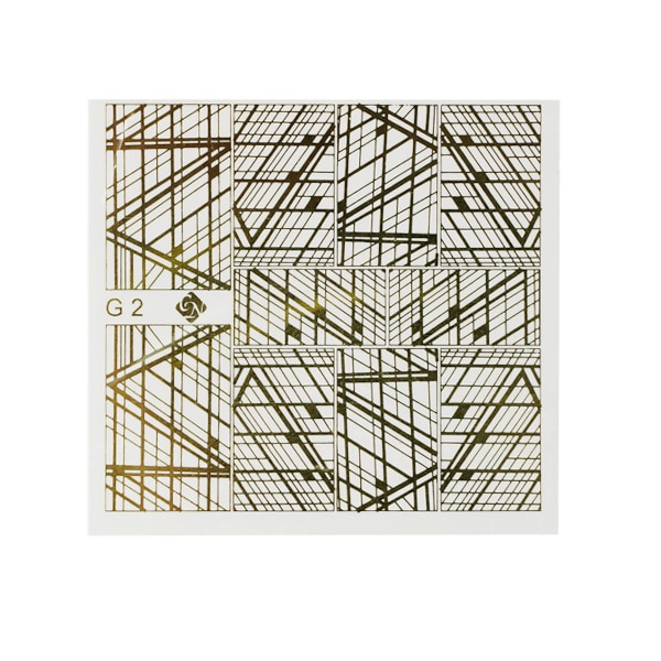 Folieneffekt Nagelaufkleber #2