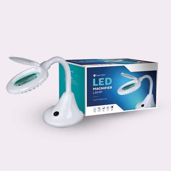 Lampe mit Lupenfunktion (LED, superhell)