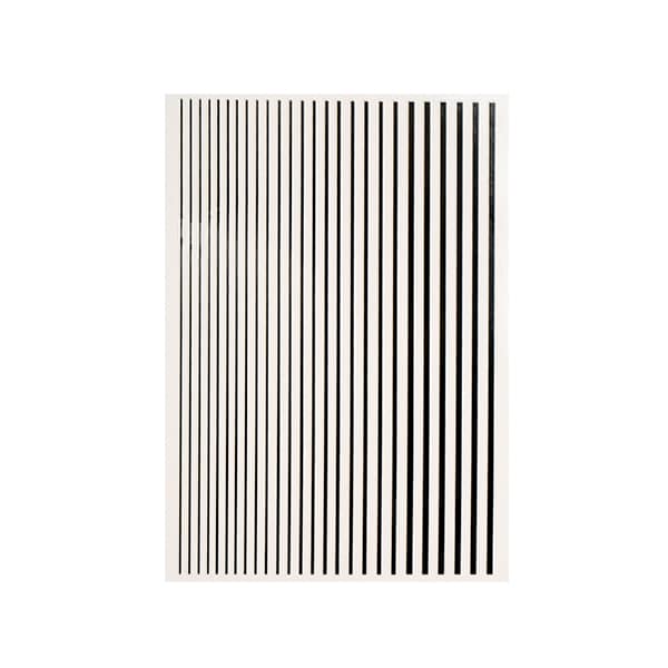 Magic Stripes Sticker - BLACK