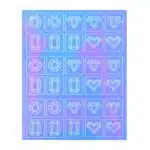 Mirror Nail Art Sticker #5