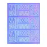 Mirror Nail Art Sticker #2