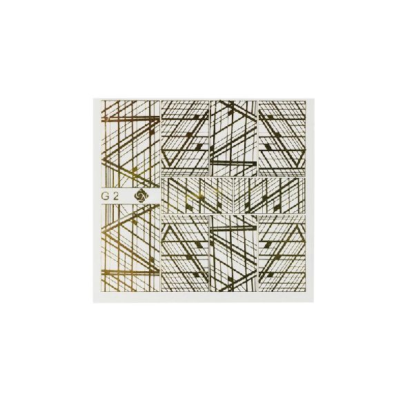 Folieneffekt Nagelaufkleber #2 - gold