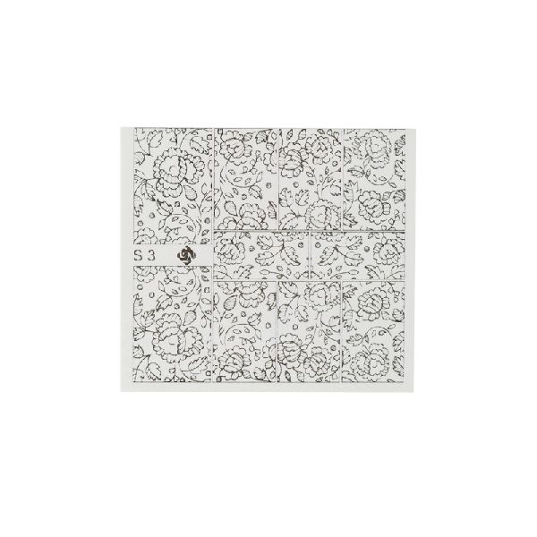 Folieneffekt Nagelaufkleber #3 - silber