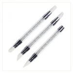 Nail Art Brush - Silikon Pinsel Set mit Strass-Steinen