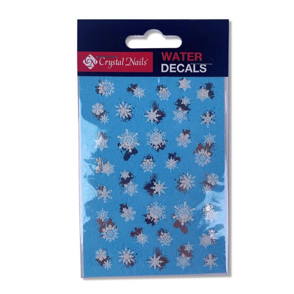 CN water decal - shiny snow-crystals