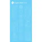 Ausmalschablone Vitrage" - weiß"