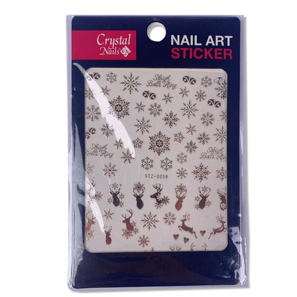 CN nail sticker (STZ-G058) - winter forest