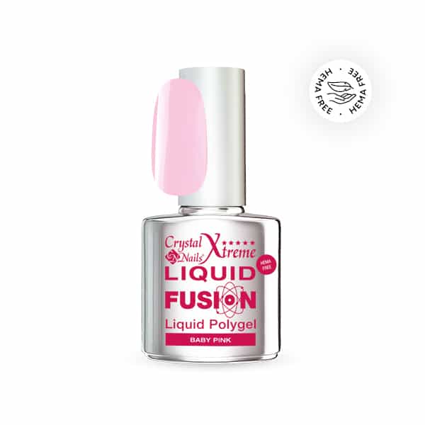 Liquid Fusion Gel - Baby Pink THF - 2-in-1 Fusion aus Base Gel & Acrylpulver