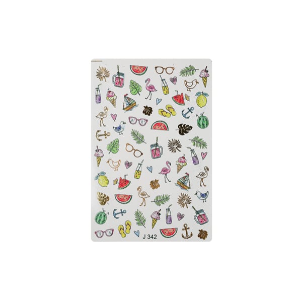 NailArt Nageldesign Aufkleber "Beach Essentials"