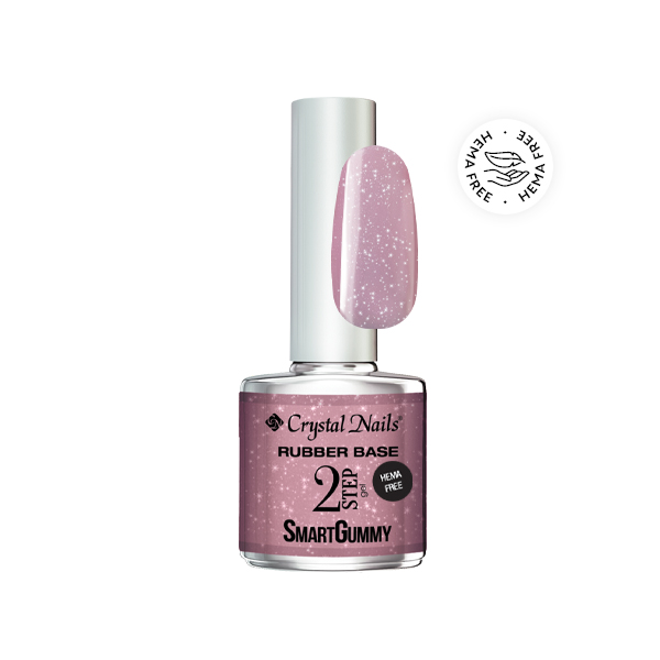CN SmartGummy Base & Builder gel - Nr6 Shimmer rose, 8ml THF
