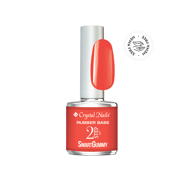 CN SmartGummy Base & Builder gel - Nr35 Glowy Orange, 8ml THF
