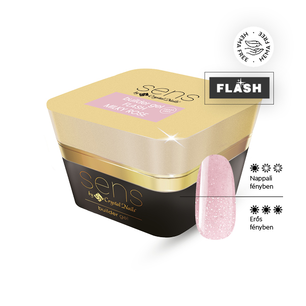 CN SENS builder gel - Flash Milky Rose THF