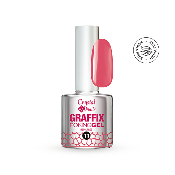 Graffix Poking Gel - 11 Watermelon Pink, 4ml