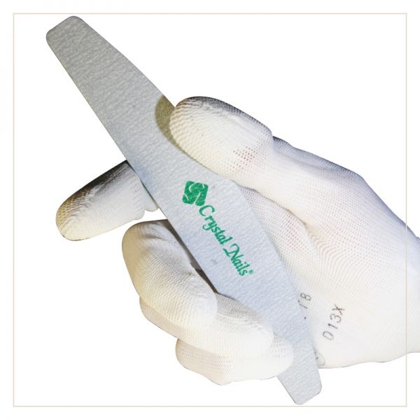 Gummierte Handschuhe